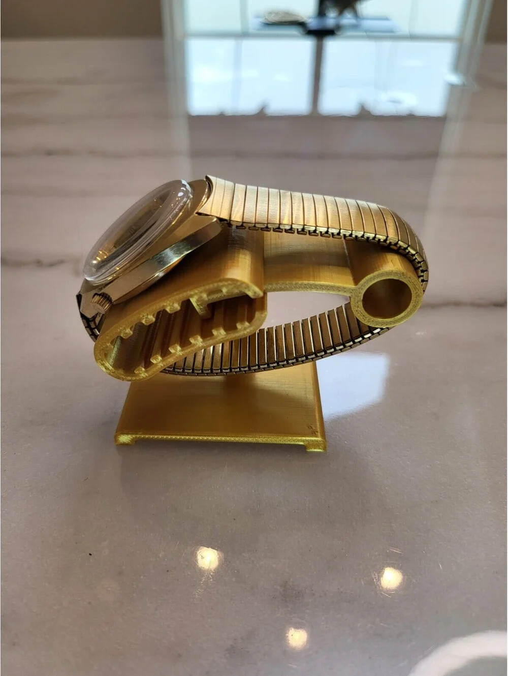 Vtg Bulova Accutron Electronic Timing fork Mens Watch 35mm Goldtone Working EUC